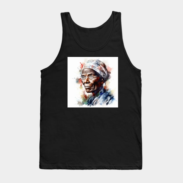 Sojourner Truth Watercolor Portrait for Black History Month Tank Top by HistoryMakers